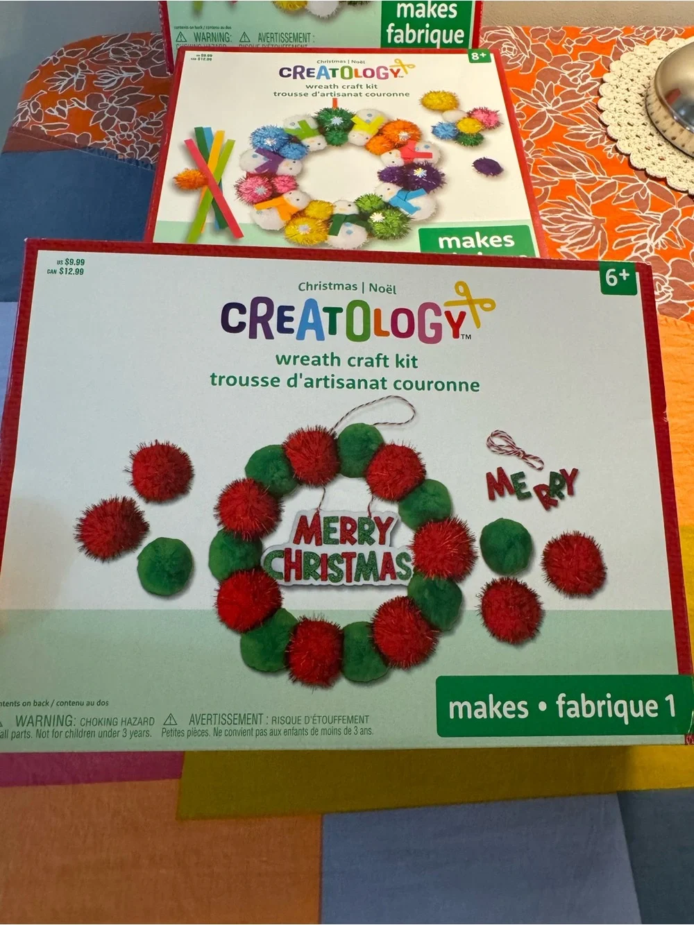 Creatology wreath craft kits lot of 3